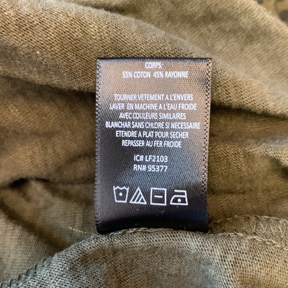 Sanctuary twisted-shirt dress sage and black size  XL - Picture 9 of 10